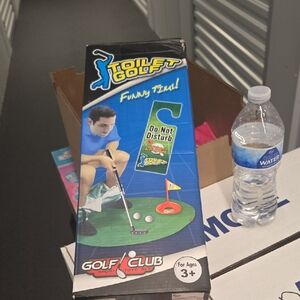 Toilet Golf Set - Fun Indoor Game